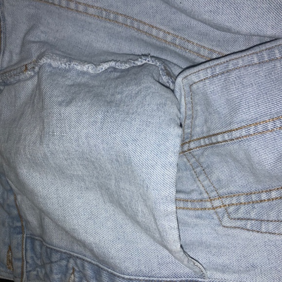 Nuovo Jeanswear Denim Jacket sz L light wash distressed 80s 90s trucker - Picture 9 of 12